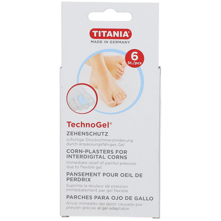 TITANIA TechnoGel® protège-orteils (6 pièces)