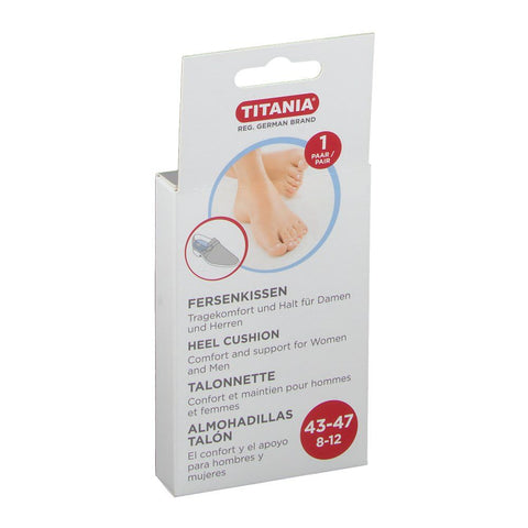 TITANIA® Fersenkissen Schuhgröße 43 - 47 (2 Stück)