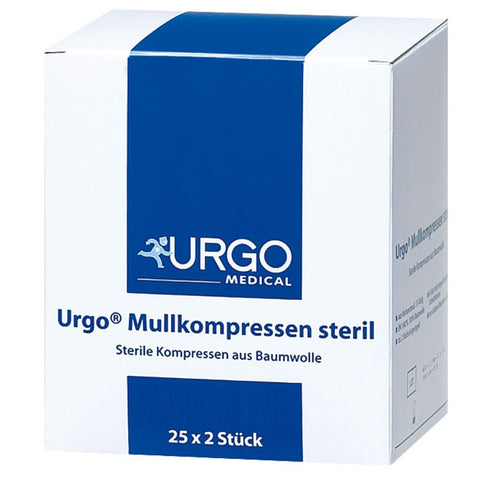 Urgo Mullkompressen 10x10 cm unsteril (100 Stück)