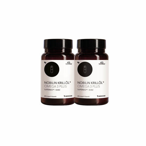 Nobilin Krill Oil Omega-3 Plus Capsules (2x60 pieces)