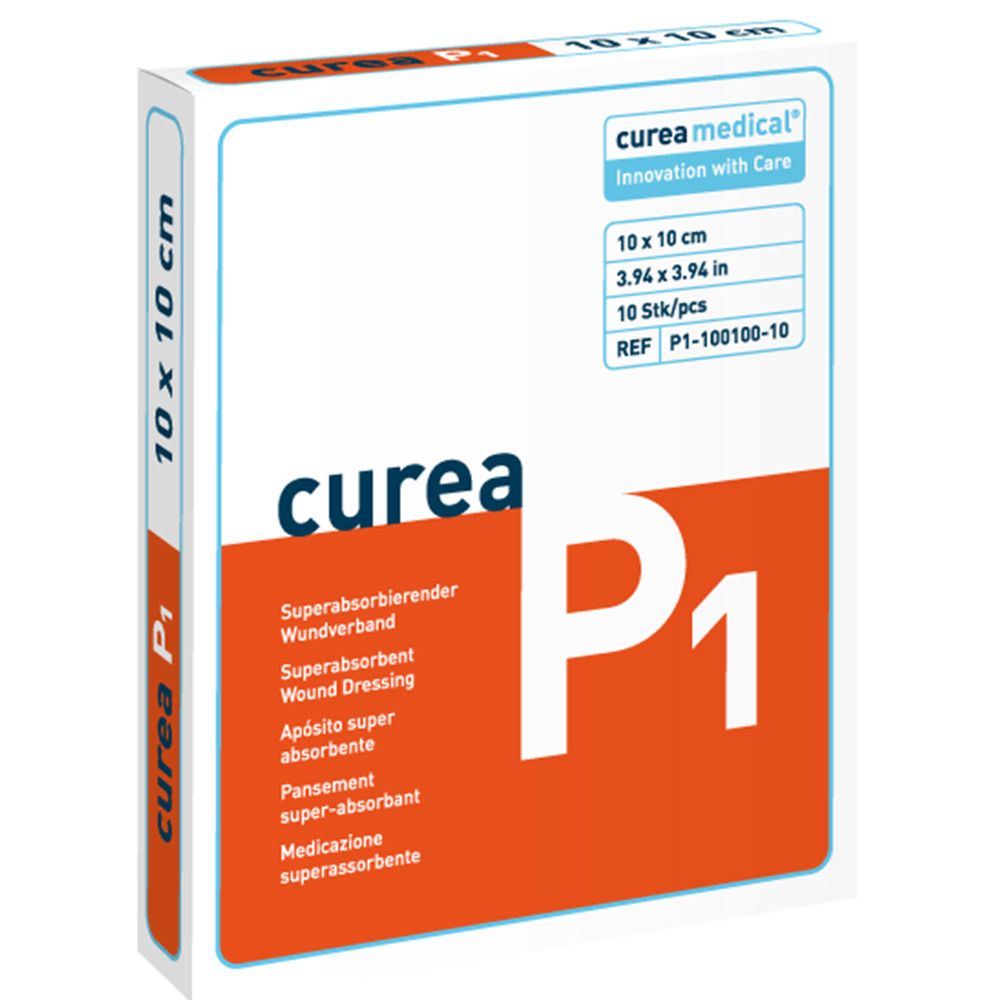 curea P1 pansement superabsorbant 10 x 10 cm (10 pièces)