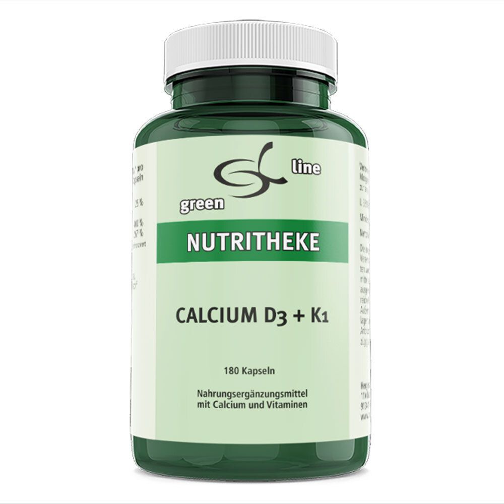 green line NUTRITHEKE Calcium D3 + K3 (180 gélules)