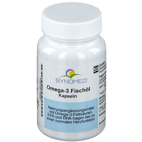 Synomed GmbH Omega 3 Fischöl Kapseln (50 Kapseln)