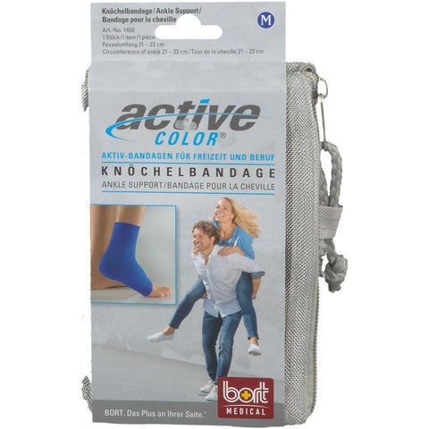 BORT ActiveColor® chevillière taille M bleue (1 pièce)