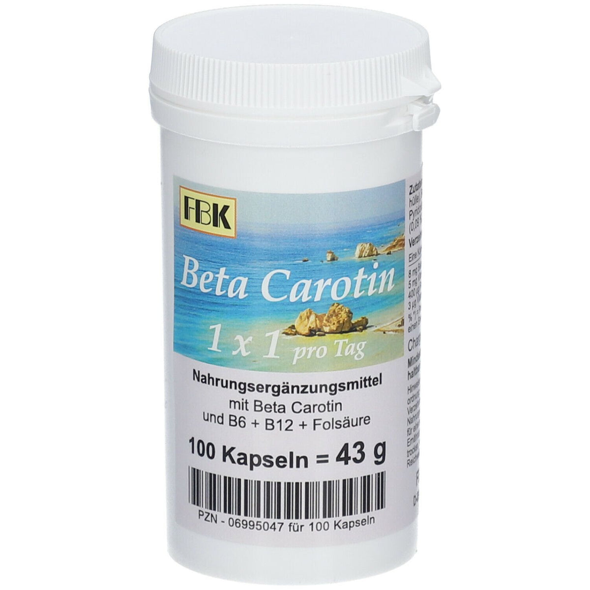 Bêta-carotène (100 gélules)