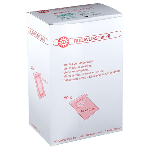 Rudavlies® -steril selbstklebender Wundverband 10 x 15 cm (50 Stück)