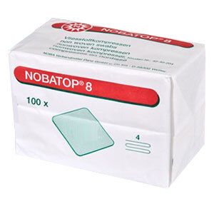 Nobatop® 8 compresses 10 x 10 cm non stérile (100 pièces)