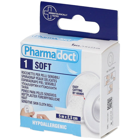 Pharmadoct Hypoallergenic Adhesive Tape (5 m x 2.5 cm) (1 piece)