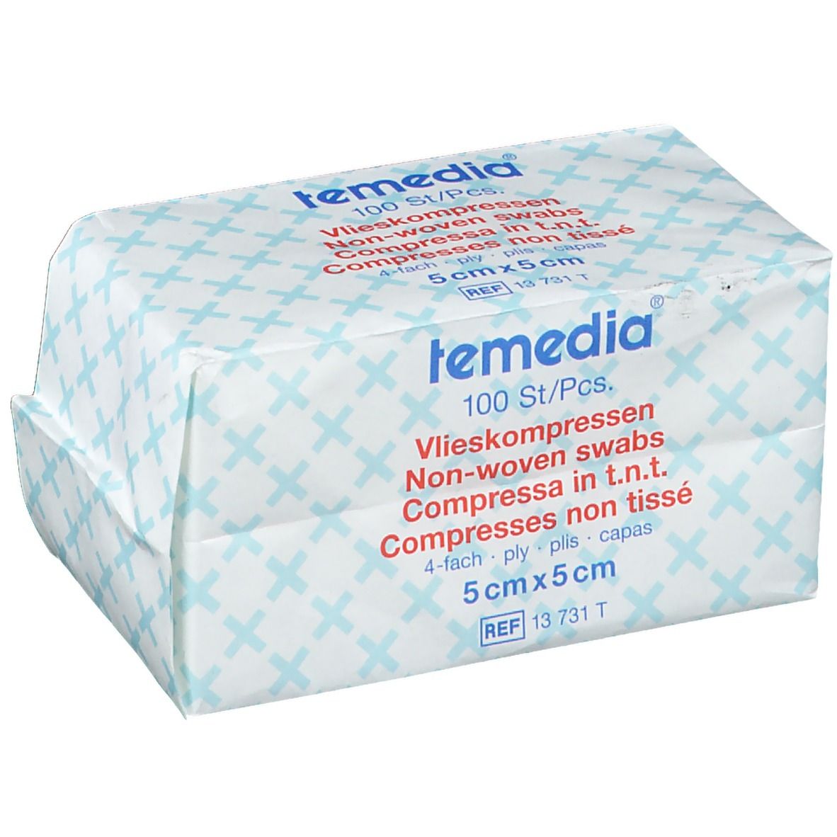 Compresse en non-tissé Temedia® 5 x 5 cm