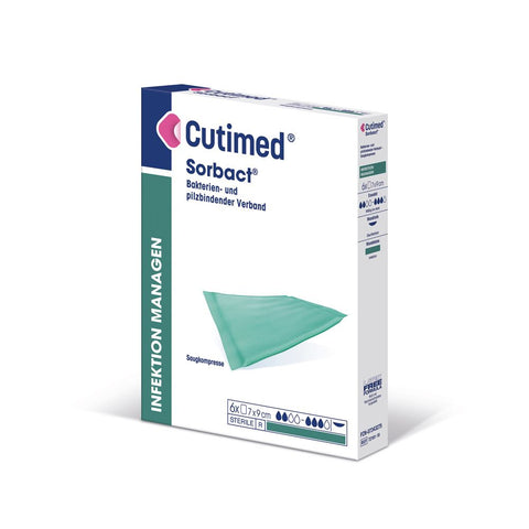 Cutimed Sorbact Saugkompressen 10x10 cm (42 Stück)