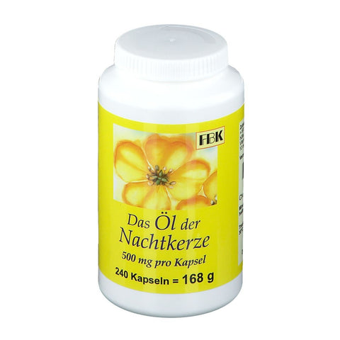 Huile d'onagre 500 mg (240 gélules)
