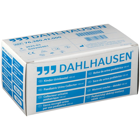 Dahlhausen Poche à urine pour enfants (100 ml, 100 pièces)