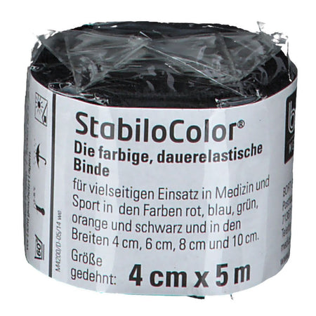 BORT StabiloColor® bande 4 cm noir (1 pièce)