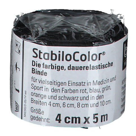 BORT StabiloColor® bande 4 cm noir (1 pièce)