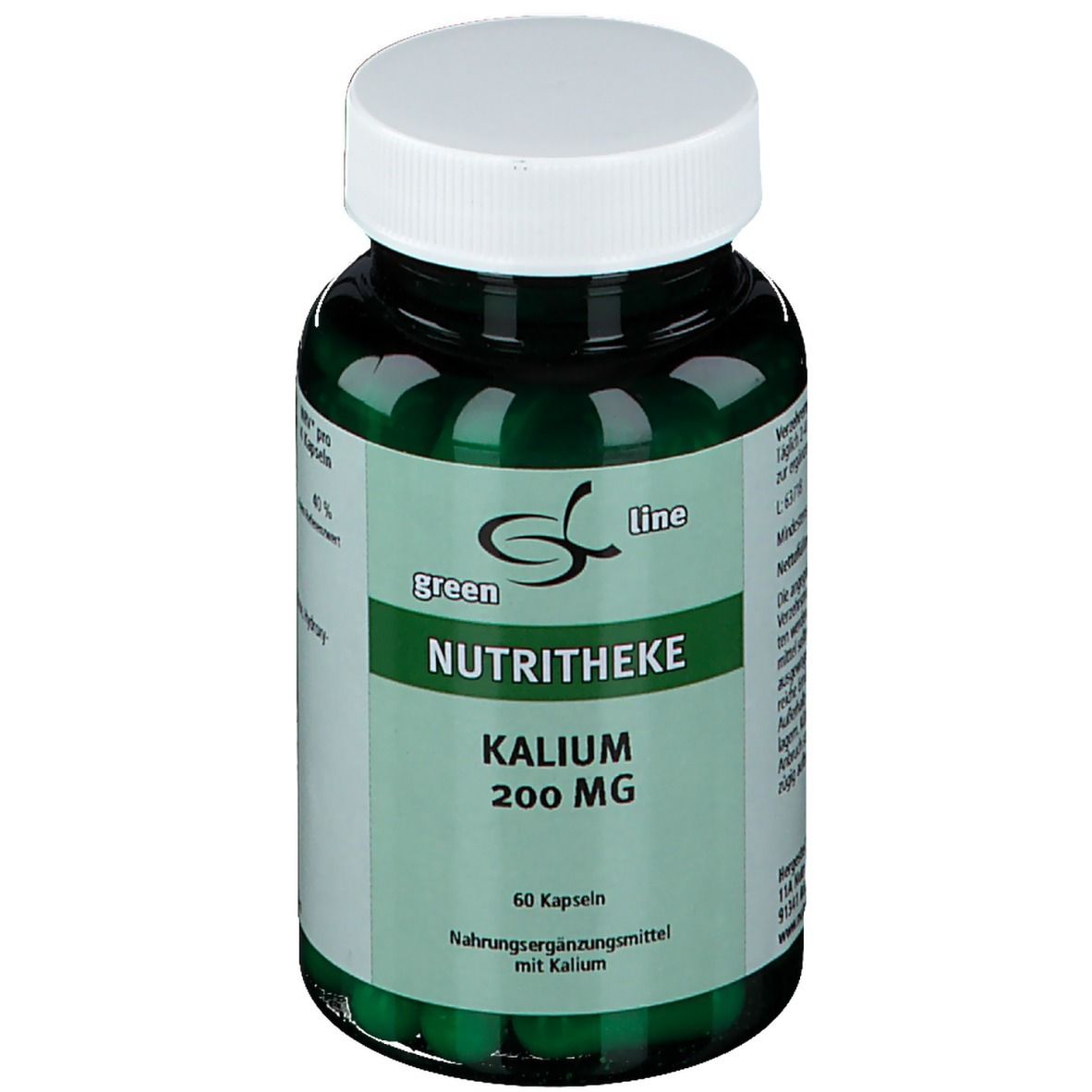 green line NUTRITHEKE Kalium 200 mg gélules (60 pièces)