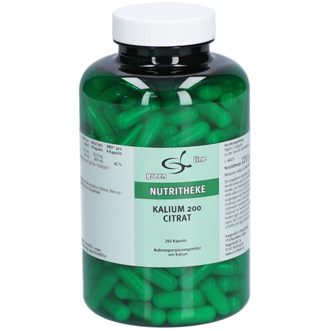 11 A Nutritheke Kalium 200 Citrat Kapseln (260 Kapseln)