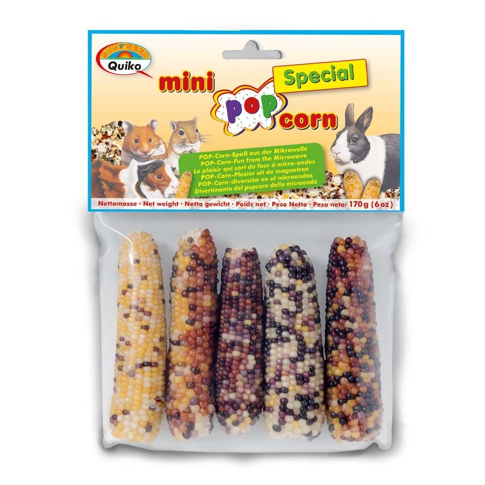 Quiko Mini Pop Corn Special pour rongeurs (170 g)