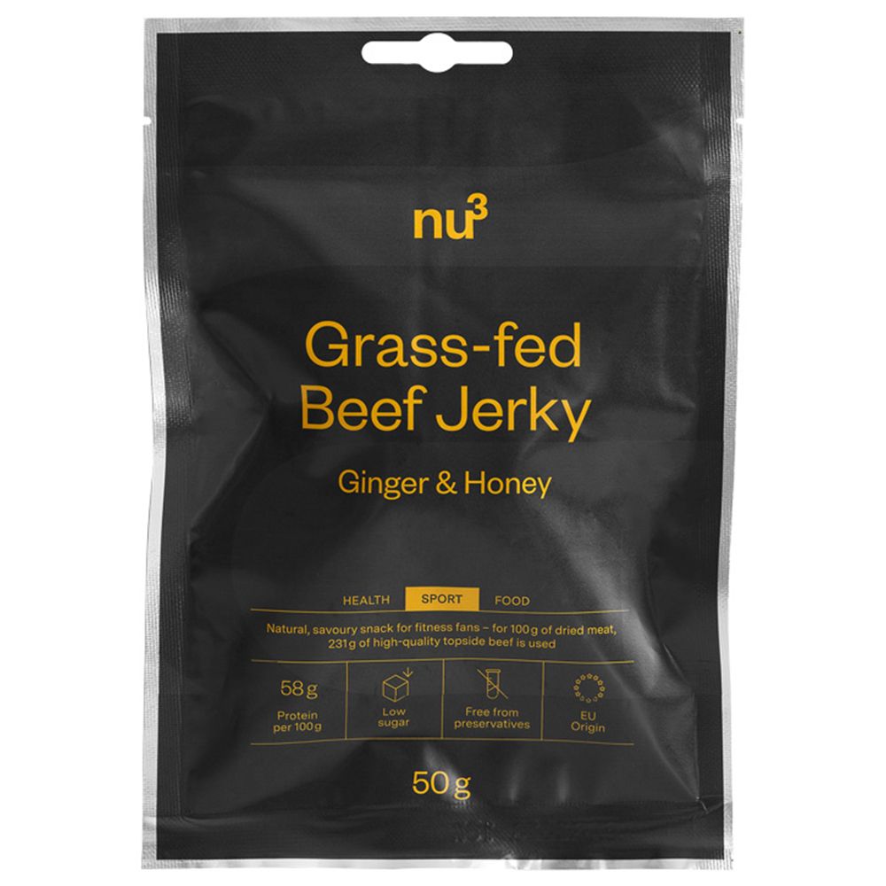 nu3 Beef Jerky gingembre-miel (50 g)