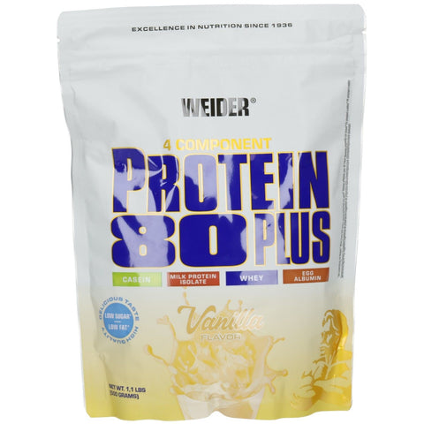 Weider Protein 80 Plus poudre vanille (500 g)