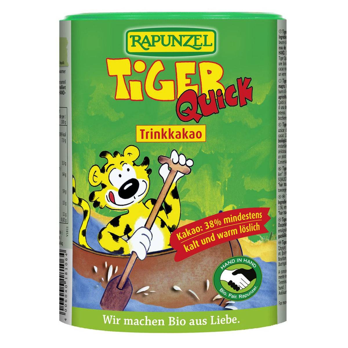 RAPUNZEL Bio Tiger Quick chocolat à boire en poudre (400 g)