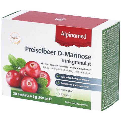Alpinamed Preiselbeer Trinkgranulat (20 Stück)