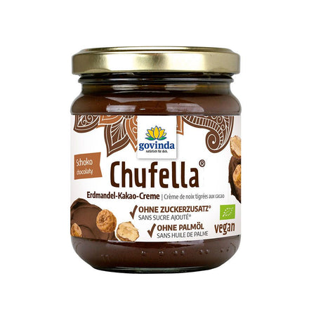 Govinda Chufella® Crème de chocolat aux noix tigrées (220 g)
