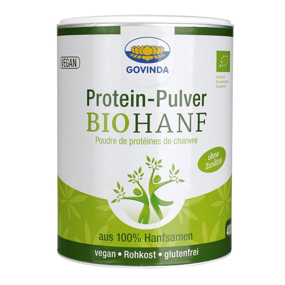 Govinda poudre de protéines de chanvre bio (400 g)