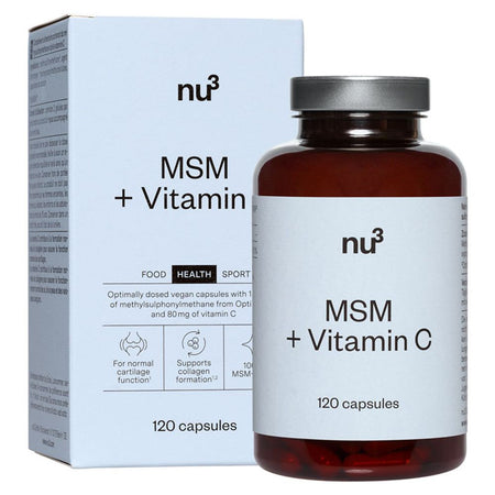 nu3 MSM + vitamine C (120 gélules)