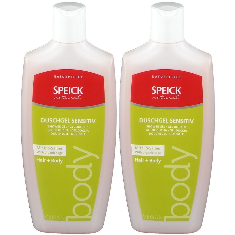 SPEICK gel douche naturel sensible (2x250 ml)