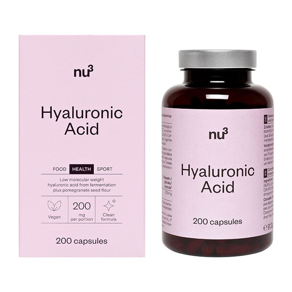 nu3 Acide hyaluronique (200 gélules)