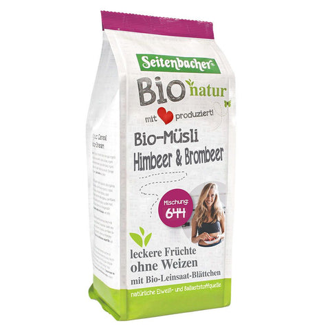 Seitenbacher Bio natur muesli bio framboise & mûre (454 g)