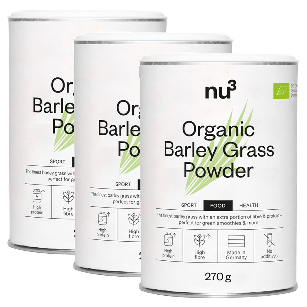 nu3 Bio herbe d'orge (3x270 g)