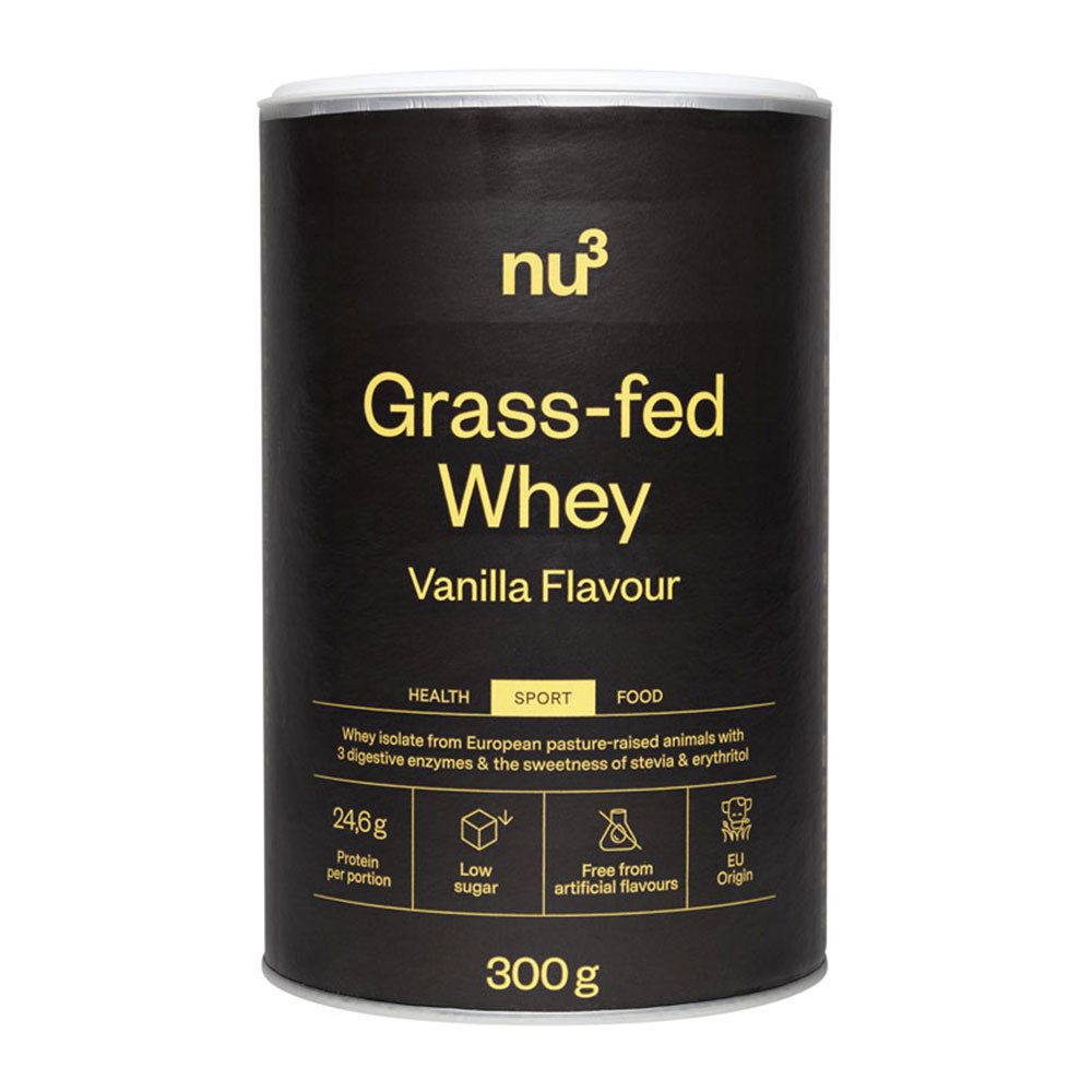 nu3 lactosérum nourri à l'herbe, vanille (300 g)
