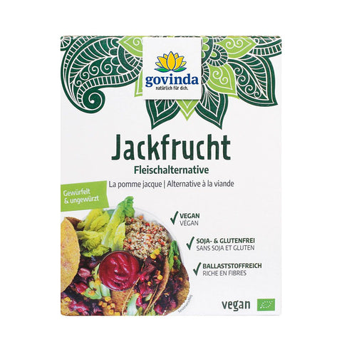 Govinda Bio Jackfruit-Fruchtfleisch in Würfeln (200 g)