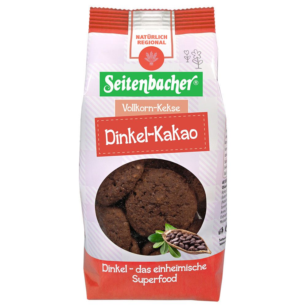 Seitenbacher biscuits complets à l'épeautre et au cacao (200 g)