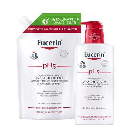 Eucerin pH5 Washlotion for sensitive skin (2 x 400 ml)