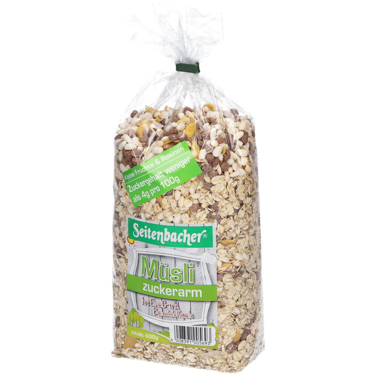 Seitenbacher® muesli pauvre en sucre (600 g)