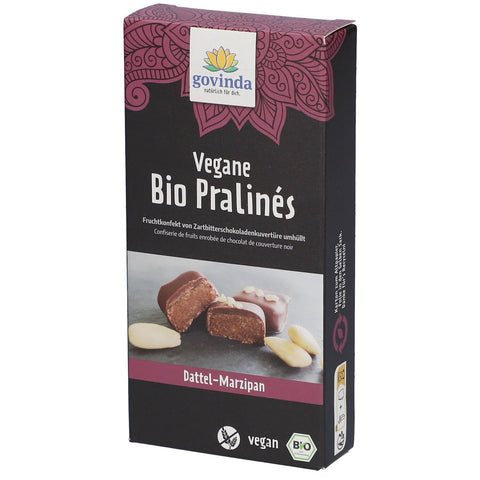 Govinda Vegane Bio-Dattel-Marzipan-Pralinen (70 g)