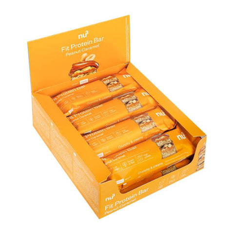 nu3 Fit Protein Bar Cacahuètes-Caramel (12x55 g)