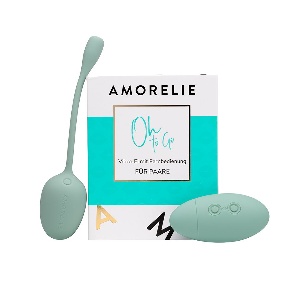 AMORELIE Oh To Go œuf vibrant avec télécommande pour couples (1 pièce)