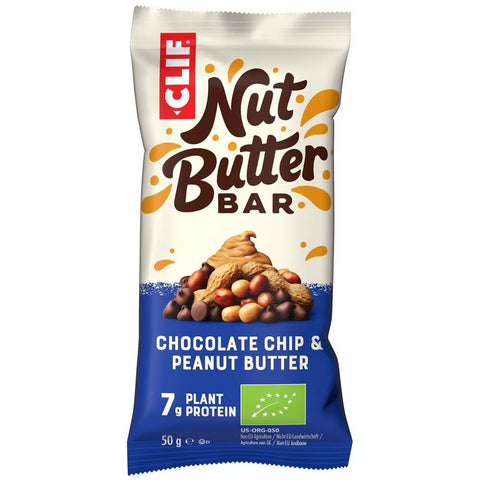 CLIF Bar® Nutbutter - Riegel mit Schokoladenstückchen und Erdnussbutter (50 g)