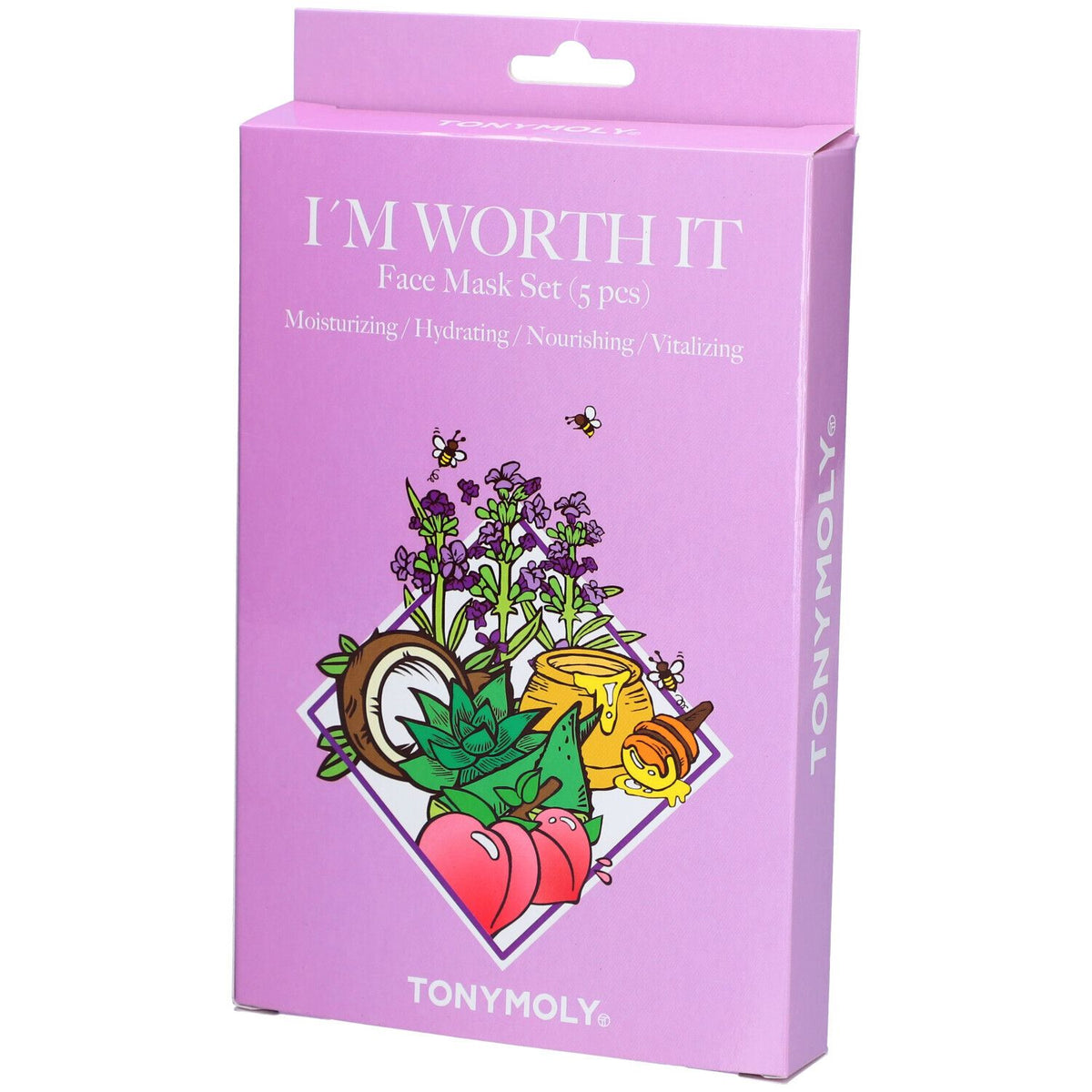 TONYMOLY I'm Worth It set de masques en feuille (5 pièces)
