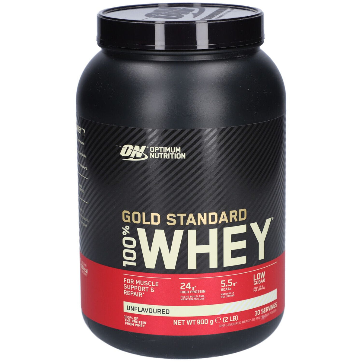 Optimum Nutrition 100% Whey Gold Standard sans arôme (900 g)