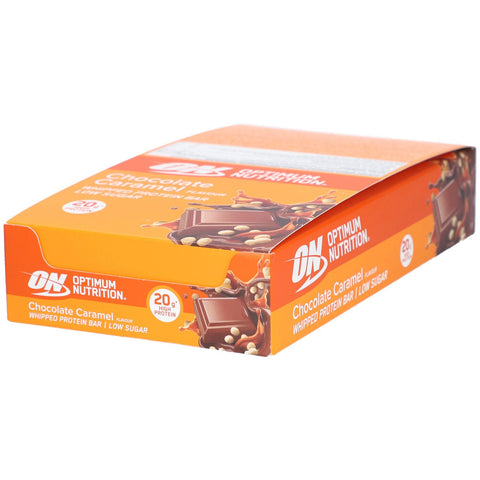 Optimum Nutrition barres protéinées chocolat caramel (10x60 g)