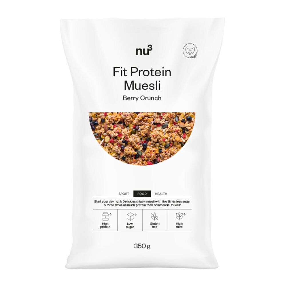 nu3 Fit Protein Muesli Berry Crunch — 350 g