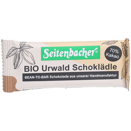 Seitenbacher Chocolat bio de forêt vierge Schoklädle 70% cacao (50 g)