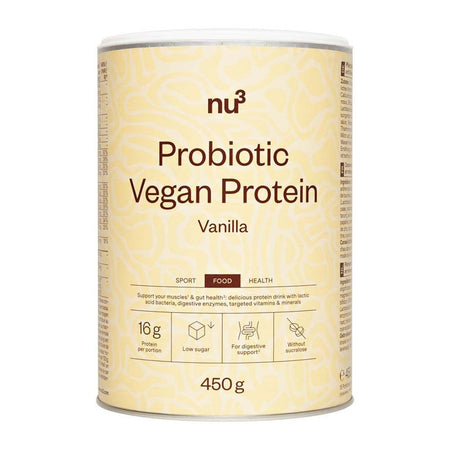 nu3 Protéine végétale probiotique vanille (450 g)