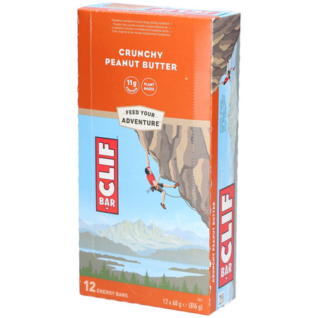 Clif Bar crunchy beurre de cacahuète (12x68 g)