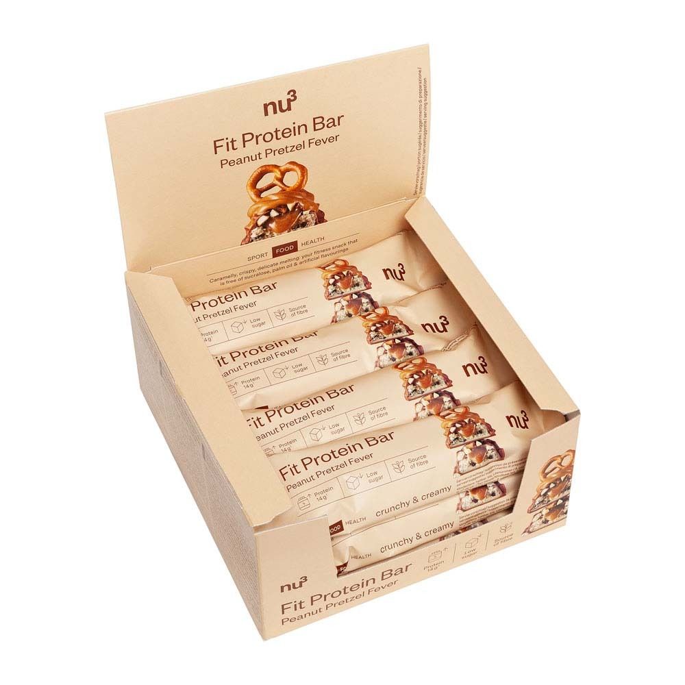 nu3 Fit Barre protéinée Peanut Pretzel Fever (12x55 g)