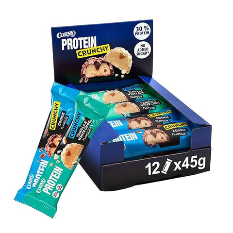 Corny Protein Crunchy coffret mixte de 12 (12x45 g)